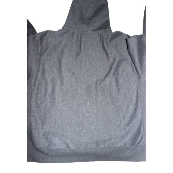 CHAMPION Reverse Weave Hoodie Granite Heather Pullover Sweatshirt - Picture 12 of 12